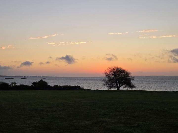 Sunset over the water, October 2025.